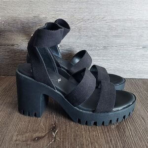 Madden NYC Women's Lug Heel Sandals size 10